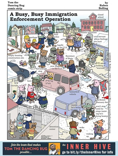 A Busy, Busy Immigration Enforcement Operation